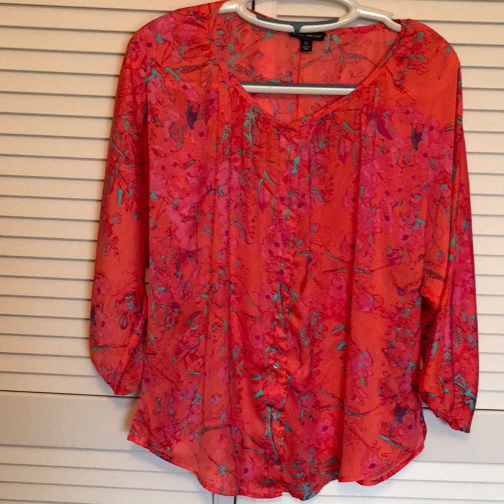 Willie Smith Coral Top Size XL